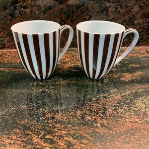 Henri Bendel Striped cup set of 2